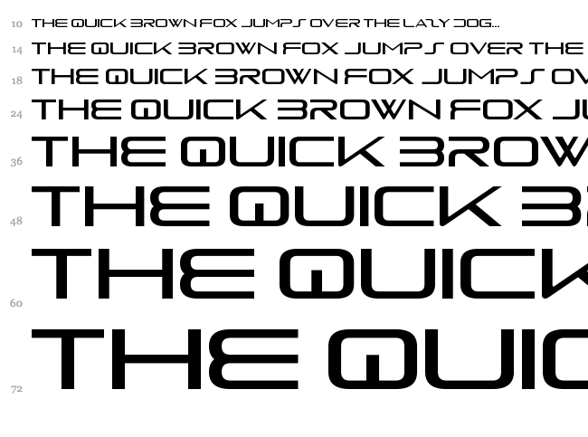 The Rave Is In Your Pants font waterfall